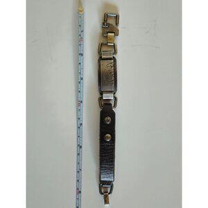 Only Diesel Leather Bracelet